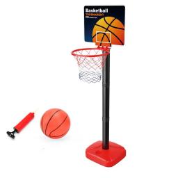 Mini kit de basquete com bomba de bola para crianças, objetivo do basquete, jogo indoor, brinquedo para piscina, 3 pcs set - Image 3