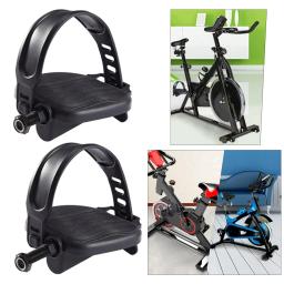 Exercício bicicleta pedais com alças ajustáveis, Fitness equipamentos, acessórios, 1 par - Image 5