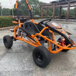 Barato UTV Gas 125CC 4 Rodas Go Kart Crianças Off Road Buggy Para Crianças e Adultos - Image 5