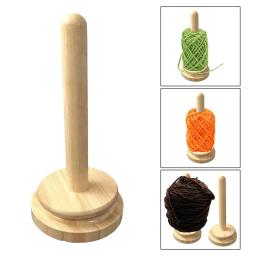 Suporte de lã para fios sem nó, desbobinador, rolamento de esferas de madeira, Stand Yarn, mesmo tricô e crochê - Image 1