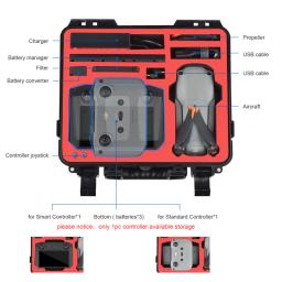 STARTRC-Estojo Impermeável Duro para DJI Air 2S, Caixa De Armazenamento Portátil, Mala De Viagem, Mavic Air 2 Acessórios - Image 4