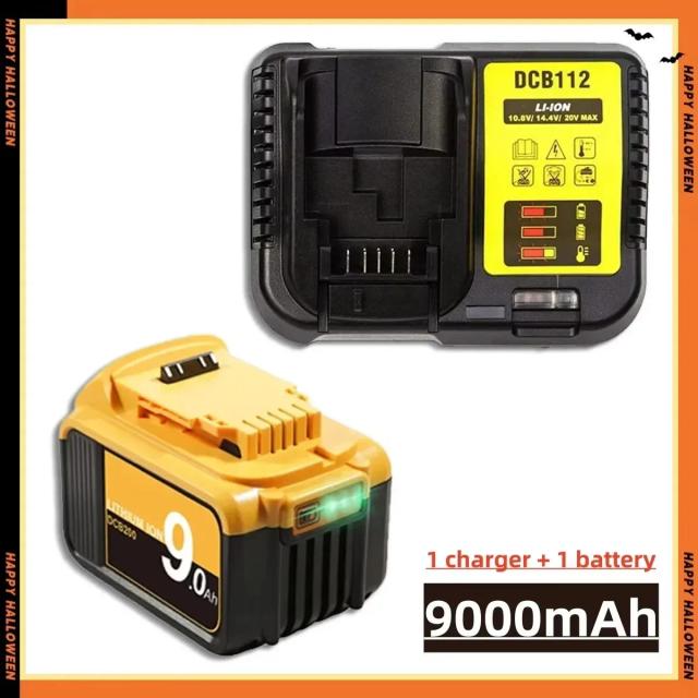 Acessórios Essenciais para Ferramentas Recarregáveis: Carregador e Baterias de Lítio Dewalt DCB200 e DCB184, 18V e 20V