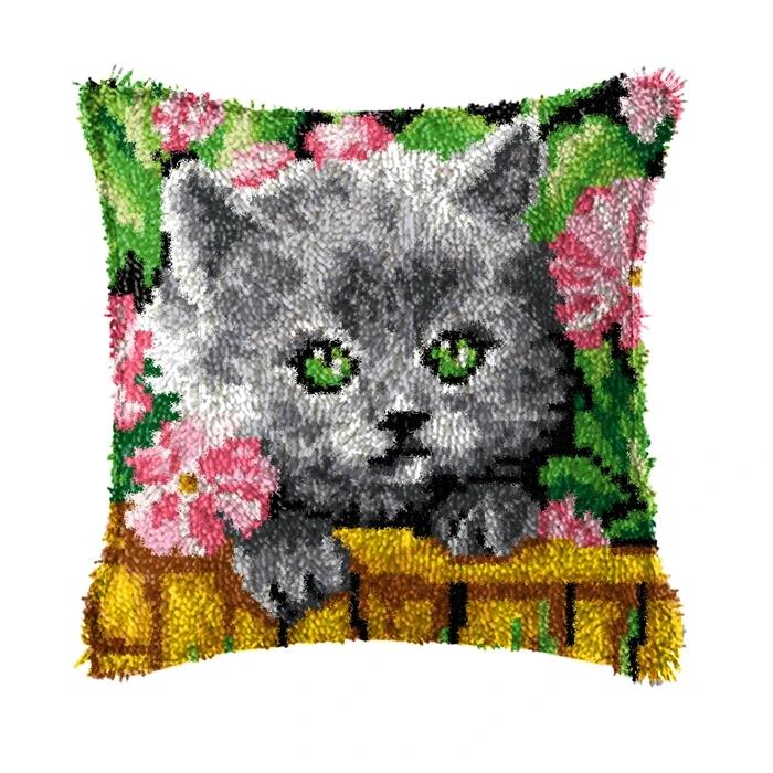 Animais Trava Gancho Kit para DIY Artesanato, Esteiras, Almofada, Travesseiro, Bordado, Pacote Botão, Bordado, Tapete, Tapete, Exterior - Image 1