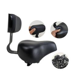 Bicicleta elétrica Saddle espuma acolchoada, alargada, durável, amortecedor, conforto, ciclismo peças, bicicleta banco traseiro, encosto acessório - Image 2