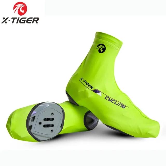 Cobertura de Sapato de Ciclismo Masculino X-TIGER em Lycra 100% para MTB e Bicicletas de Corrida