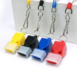 Apito de Árbitro de Esportes ao Ar Livre com Corda Pendurada, Futebol, Basquete, Corrida, Treinamento Esportivo, Embalagem, Papel, Cartão, 1Pc - Image 1