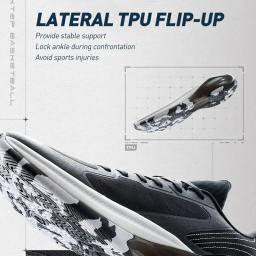 Xtep-Tênis de basquete antiderrapante para homens, tênis esportivos, amortecimento, estabilidade, tênis de treinamento de marca masculina, 876119120004 - Image 5