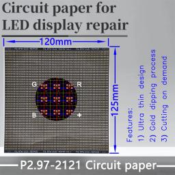Papel do circuito do P2.976-1921-2121(VL), lâmpada vertical que é usual,120X125mm, usado reparando almofadas danificadas do PWB - Image 1