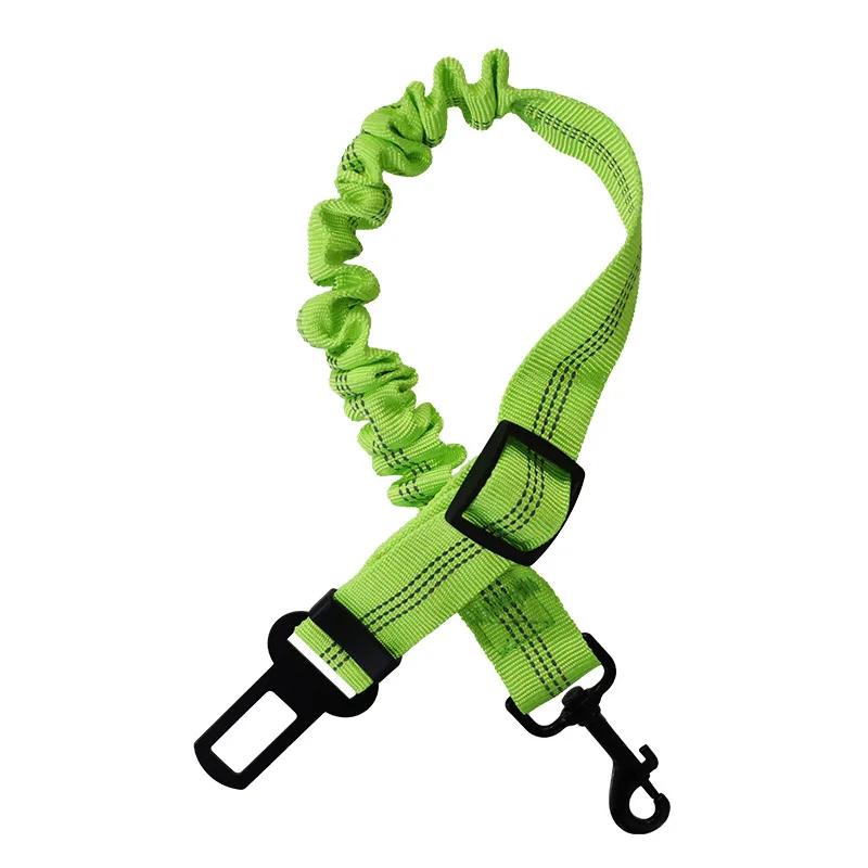 Trela de segurança ajustável para cães e gatos, cinto de segurança para carros, amortecedor de nylon, acessório para animais - Image 1