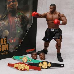 King of Boxing Storm Colecionáveis, Mike Tyson WBC Ver, 1:12 Escala Desktop Action Figure Toy, Modelo de coleção - Image 1