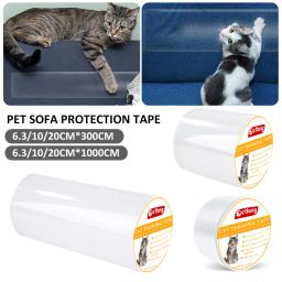 Fita protetora do sofá do animal de estimação, filme anti-scratch do gato, treinamento Pet Supplies, móveis seguros e transparentes, 300cm - Image 1