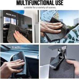 Ferramenta de pano de limpeza de pano mágico engrossado nenhum traço reutilizável microfibra pano de lavagem limpeza de vidro para espelho de janela carno marca dwaterágua - Image 6