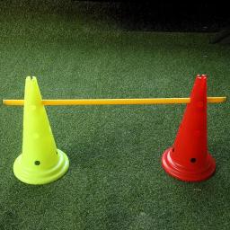 Cone alaranjado do treinamento do esporte, cones do futebol, marcador do campo, 6 PCes - Image 1