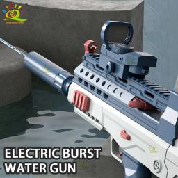Arma de armazenamento elétrica automática para criança, jogo de tiro portátil verão ao ar livre, brinquedos de praia Fight Fantasy, QBZ95 - Image 4