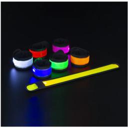 Braçadeira de luz LED para esportes ao ar livre, cinto de segurança, braço, perna, pulseira de advertência, ciclismo, bicicleta, bicicleta, festa, noite, corrida, suporte, 2pcs - Image 5