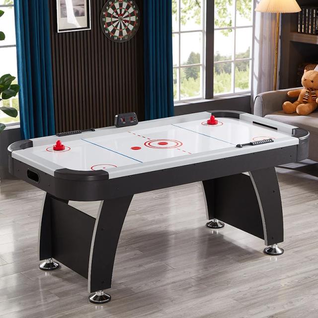 Mesa de Air Hockey Elétrica de 6 Pés com Pontuação Eletrônica de Áudio