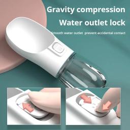 Pet Travel Water Bottle Garrafa de água para cães grandes pequenos Bowl Outdoor Walking Puppy Cat Drinking Bowl Dog Supplie - Image 4