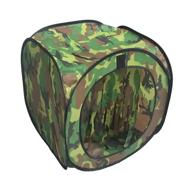 Barraca Dobrável Portátil para Caça com Camuflagem e Armadilha para BBs