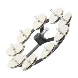 IRIN-Percussão Instrument Acessórios, Kit de Bateria, Prato, Ferramentas Auxiliares, Hi-Hat Bells, Jingles, Tambourine, Material Inoxidável, 6 Polegada - Image 5