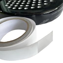 Tpu raquete de tênis cabeça proteção fita envoltório impacto reduzir guarda para equipamentos esportivos praia raquete quadro borda adesivo protetor - Image 1