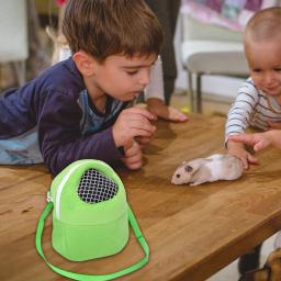 Respirável Hamster Mochila De Viagem, Três Tamanho, Sacos De Ombro, Transportadora De Animais, Cão, Pequeno, Médio, Grande - Image 5
