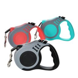 Trela retrátil automática do cão, 3m, 5m, ao ar livre, caminhadas, caminhadas, durável Pet chumbo, pequeno, médio, cães grandes, gatos suprimentos - Image 5