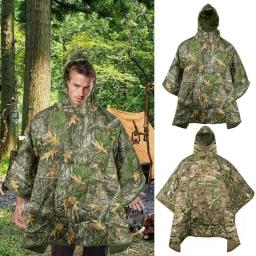 Saco de dormir de manto militar masculino, caminhadas de pesca ao ar livre móvel, casaco quente portátil multiuso, poncho de chuva - Image 2