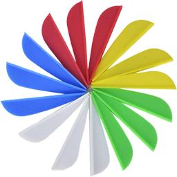 Flechas de tiro com arco pena flexhing 1.75 Polegada pena de borracha fleching setas palhetas para a caça tiro ao alvo diy setas 50 pçs - Image 1