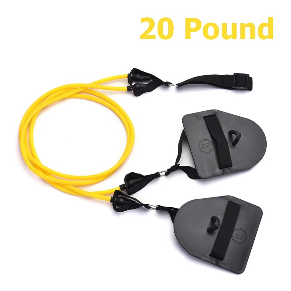 Banda De Resistência De Natação De Fitness, Mão Webbed Paddle, Treinamento De Braço De Natação, Puxar Corda, Treino De Ginástica, Treinador De Força, 20-60lb - Image 1