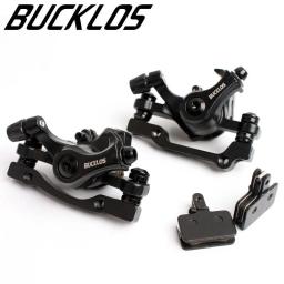 Bucklos pinça de freio a disco de bicicleta 160mm linha dianteira/traseira puxando freio a disco liga alumínio freios mecânicos pinças mtb parte - Image 1