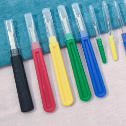 1/4 pçs alça de plástico artesanato cortador de linha costura ripper ponto diy faca agulha artes ferramentas de costura unpicker acessórios de costura - Image 5