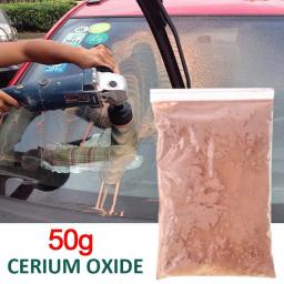 Vidro Polonês Cério Óxido Pó, Polimento Da Janela Do Carro, Espelhos Em Pó, Remover Composto, Ferramenta De Reparo Rara, 50g - Image 1