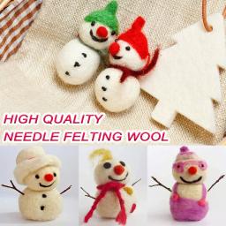 Agulha Felting Starter Kit com Ferramentas e Caixa de Armazenamento, DIY Craft Set, 36 Cores, Lã Roving, 109Pcs - Image 5