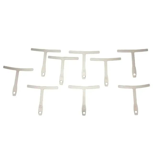 Kit Completo de Ferramentas para Manutenção de Guitarras: Cordas de Aço, Régua de Altura, Calibre de Raio e Ferramentas de Medição