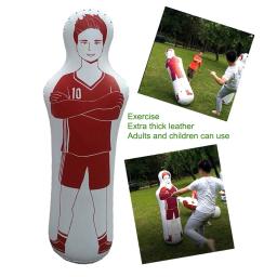 Inflável Football Training Goal Keeper para crianças e adultos, PVC Soccer Dummy Goalkeeper, Tumbler Wall Kick Defender, 160cm - Image 4