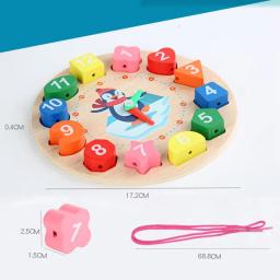 Brinquedos Montessori para Crianças, Jogos de Desenvolvimento 3D, Puzzle de Madeira, Brinquedo Educacional, Presente do bebê - Image 5