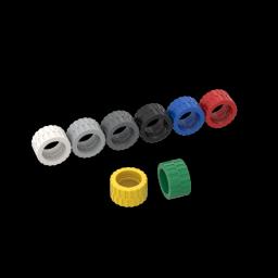 Pneu Trilho Trilho Tijolos Coleções, Massa Modular, GBC Toy, Técnico MOC, DIY, Blocos de Construção, Compatível, 89201, 24341, 24x14 - Image 2