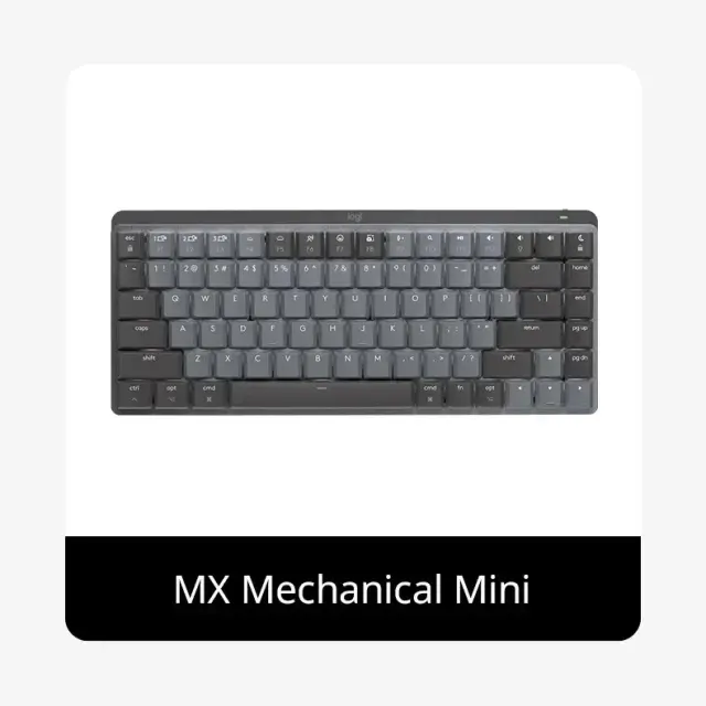 Logitech MX Mechanical Mini Teclado Mecânico Sem Fio Bluetooth Baixo Ruído