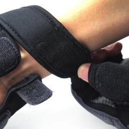 Alta qualidade kick luvas de boxe mma muay thai formação boxer equipamentos de luta metade luvas de couro do plutônio preto equipamento de boxe - Image 3