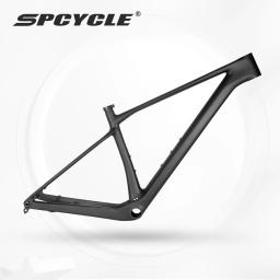 Spcycle 2025 novo quadro de bicicleta de montanha de carbono t1000 udh cabide 12x148mm impulso roteamento interno completo 29er mtb quadro de carbono - Image 1