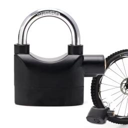 Anti-Roubo Siren Alarm Lock, Cadeado Anti-Roubo Universal para Bicicleta Moto, Núcleo de Cobre Completo, Liga de Zinco, Sensor de Movimento Embutido, Segurança, 110dB - Image 4