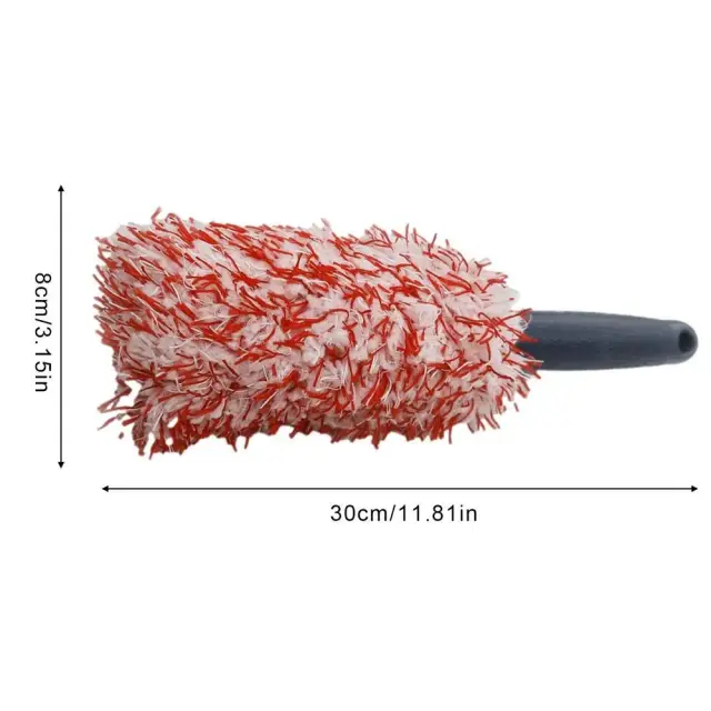 Escova de Microfibra Macia para Limpeza de Rodas e Detalhamento de Carros e Motocicletas