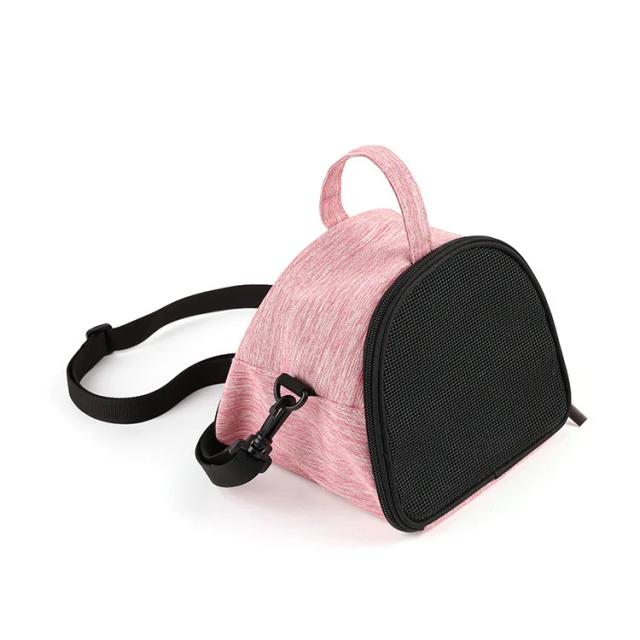 Bolsa de Viagem Portátil para Pequenos Animais: Transportadora Respirável para Hamsters, Cobaias e Ratos