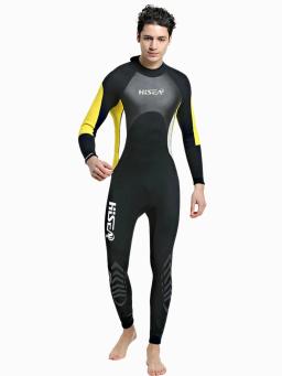 Wetsuit para homens hisea 3mm superior sup neoprene wetsuit mergulho terno para água fria snorkeling surf caiaque inverno uma peça quente wetsuit resistente ao frio maiô para calças de mergulho terno de mergulho - Image 4