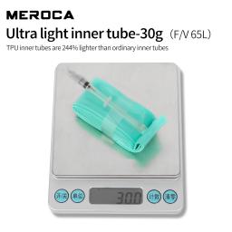 MEROCA-Road Bike TPU Tubo Interno, Tubo Interno de Bicicleta Ultra Leve, 700x23-32C, 45L, 65L, 80L - Image 2