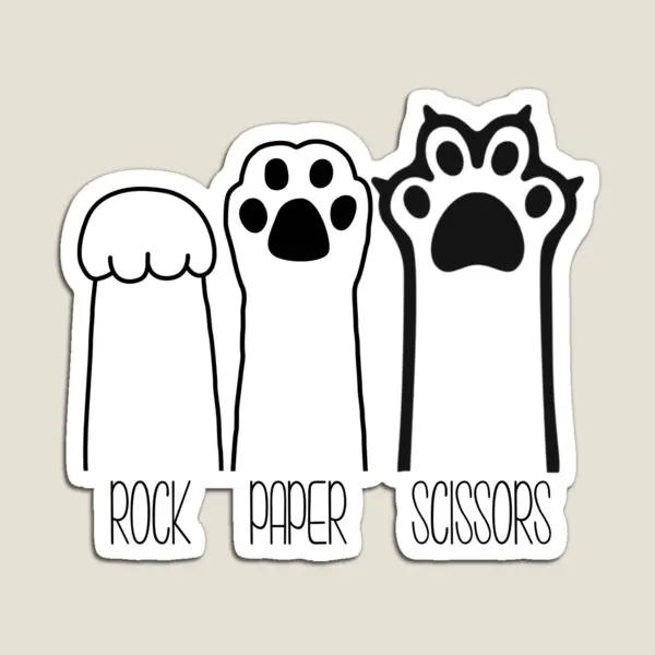 Adesivos Magnéticos Divertidos para Crianças: Decoração Colorida com Tema de Animais e Papel de Rocha para Personalizar o Refrigerador