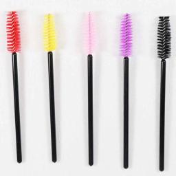 Descartável Crystal Eyelashes Brush Comb, Eye Lashes Extensão, Mascara Wands, Maquiagem Profissional, Ferramenta de Beleza, 50Pcs - Image 2