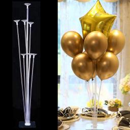 Desktop Balão Stand Kit para Decoração de Festa, Suporte Claro, Chuveiro de Bebê, Casamento, Crianças, Aniversário, Mesa Centerpiece, Reutilizável, 1, 2Set - Image 1