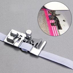 Máquina de costura DIY Presser Foot Elastic Cord Band Stretch Feet Set Acessórios para máquinas de costura doméstica - Image 1