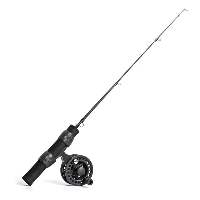 LEO Vara de Pesca no Gelo 51cm Fibra de Vidro